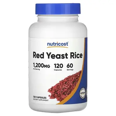 Nutricost Red Yeast Rice With Coq10 1300 Mg Capsules